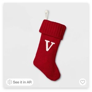 ISO “V” monogram stocking